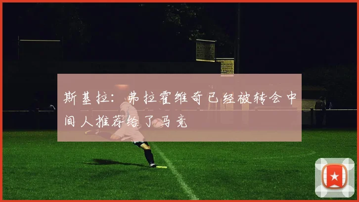 斯基拉：弗拉霍维奇已经被转会中间人推荐给了马竞